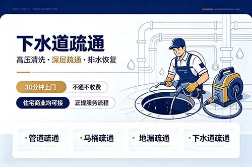 开平下水道疏通