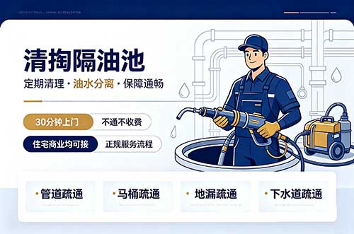 开平清掏隔油池